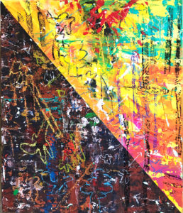 松田光一　光の絵　抽象画　富士山の絵