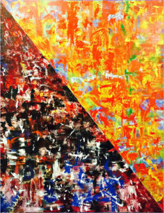 松田光一　光の絵　抽象画