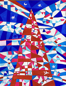 東京タワーの絵2020